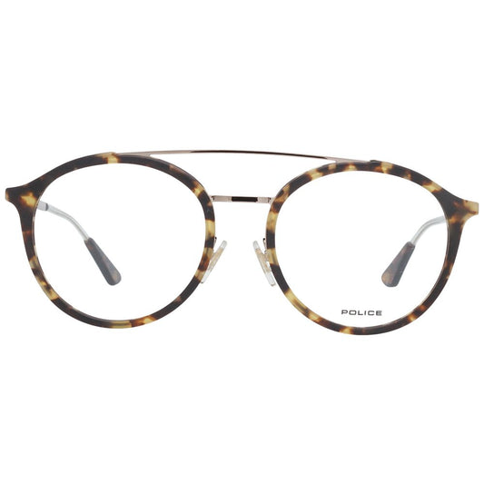 Police Brown Men Glasses Frame