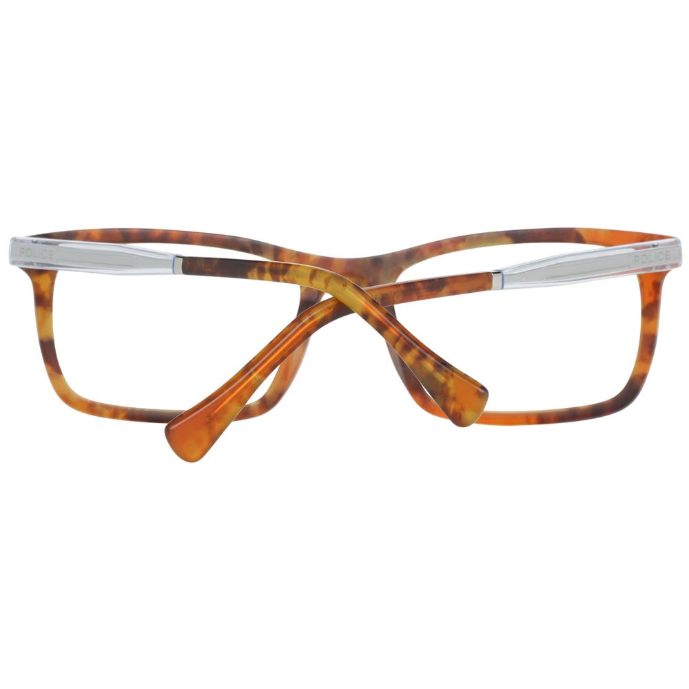 Police Brown Men Glasses Frame