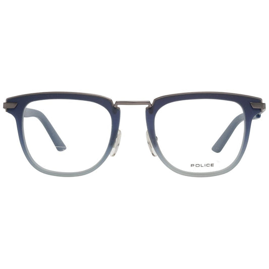 Police Blue Men Glasses Frame