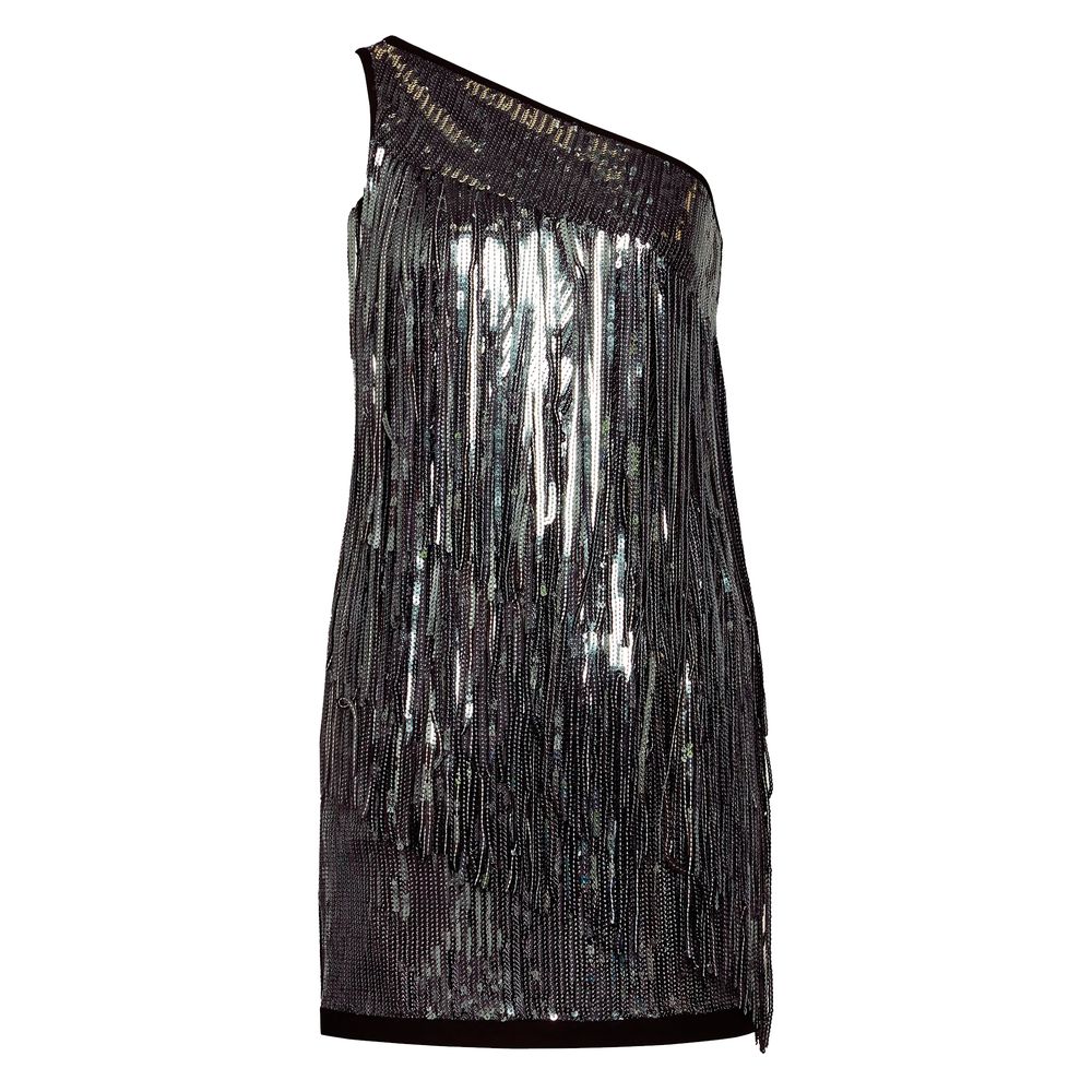 PINKO Gray Polyester Women Dress