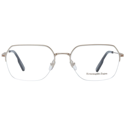 Ermenegildo Zegna Silver Men Glasses Frame