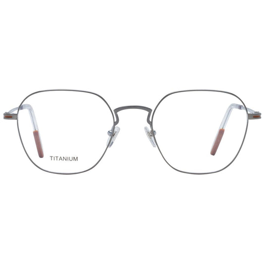 Ermenegildo Zegna Gray Men Glasses Frame