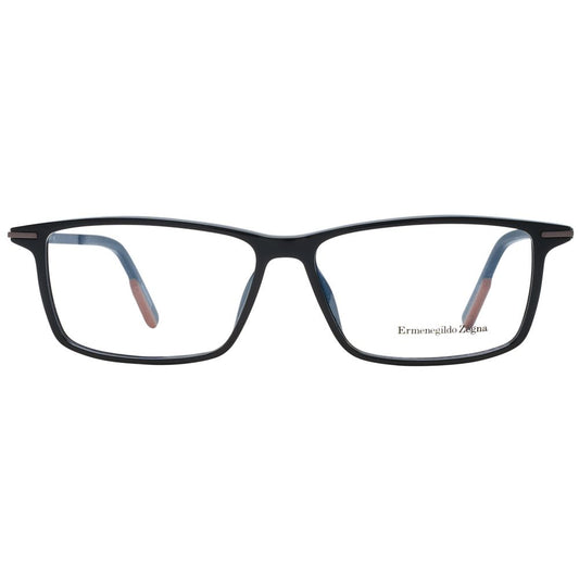 Ermenegildo Zegna Black Men Glasses Frame