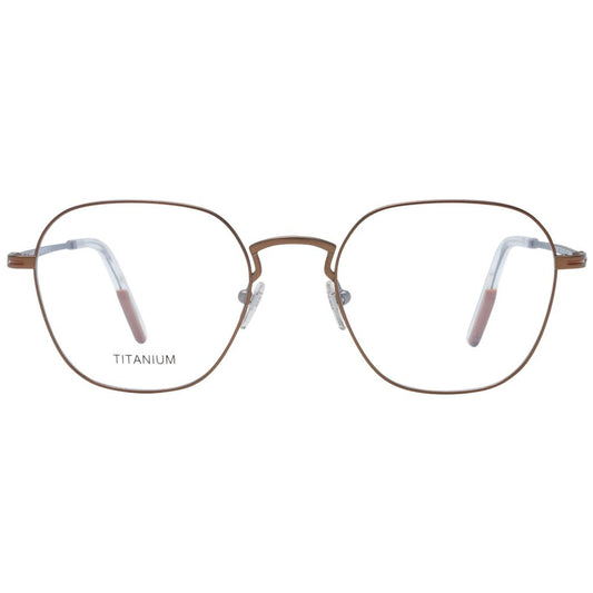 Ermenegildo Zegna Bronze Men Glasses Frame