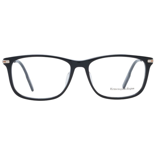 Ermenegildo Zegna Black Men Glasses Frame
