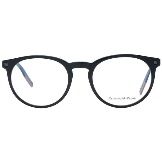 Ermenegildo Zegna Black Men Glasses Frame