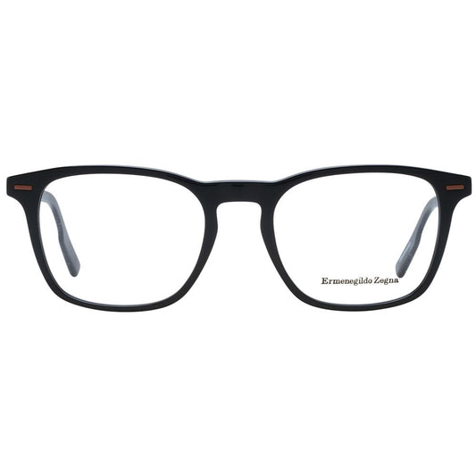 Ermenegildo Zegna Black Men Glasses Frame