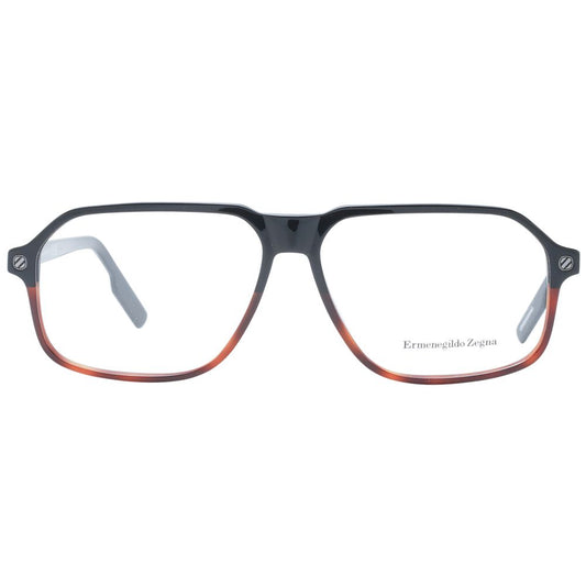 Ermenegildo Zegna Black Men Glasses Frame