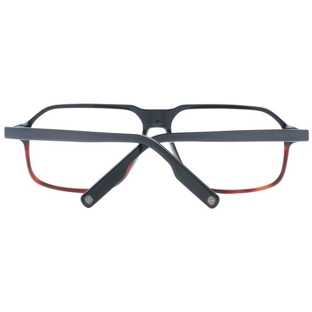 Ermenegildo Zegna Black Men Glasses Frame