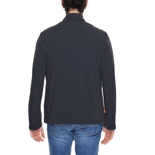 Suns Black Nylon Jackets & Coat