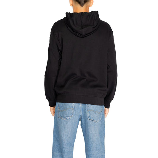 Armani Exchange Black Cotton Hoody