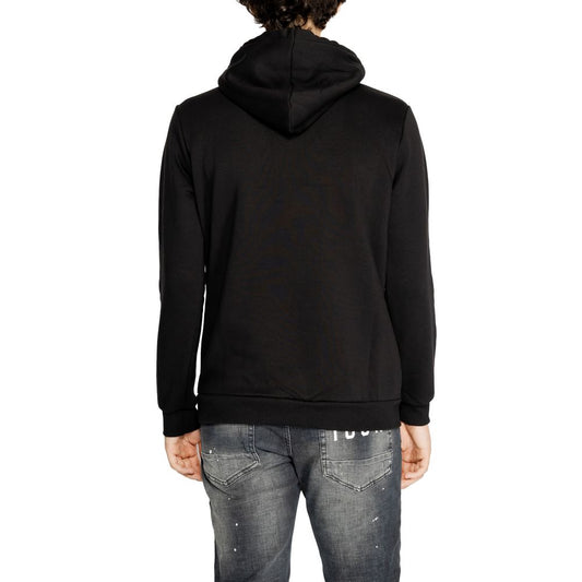 Icon Black Cotton Hoody