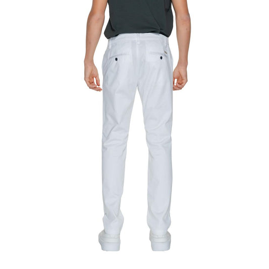 Armani Exchange White Cotton Pant