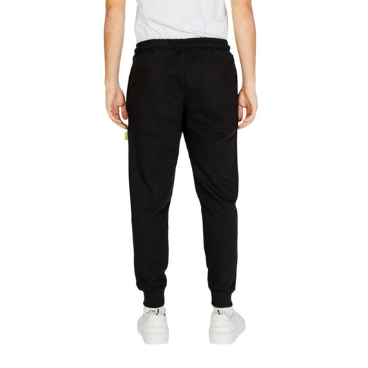 Icon Black Cotton Joggers Workout Pant