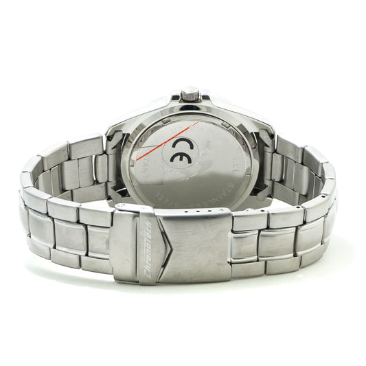 Chronotech Silver Stainless Steel Watch