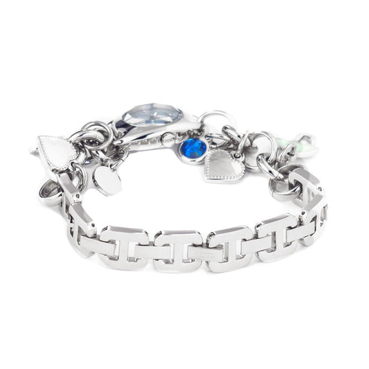 Chronotech Silver Stainless Steel Watch