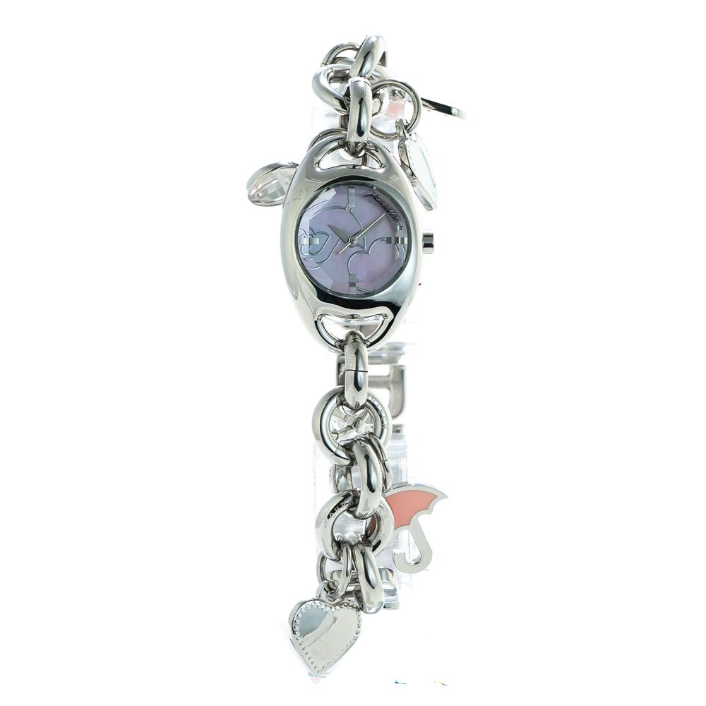 Chronotech Silver Stainless Steel Watch