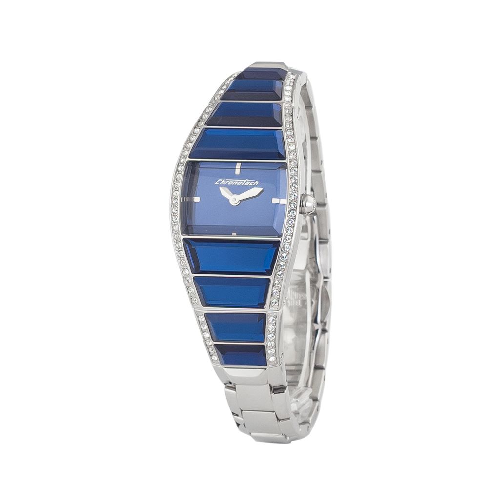 Chronotech Silver Stainless Steel Watch