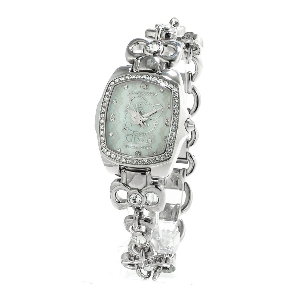 Chronotech Silver Stainless Steel Watch