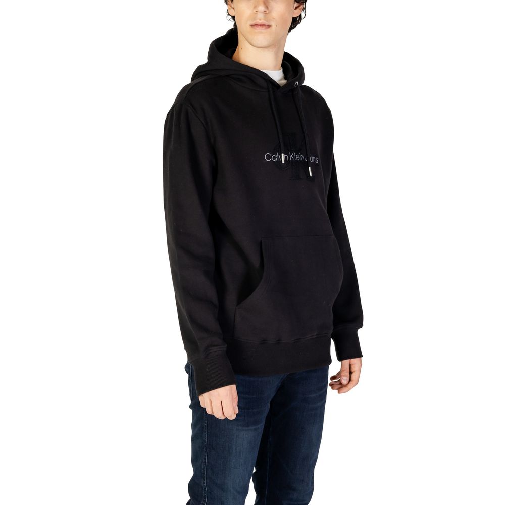 Calvin Klein Jeans Black Cotton Hoody