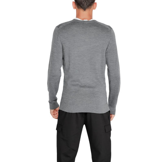 Calvin Klein Gray Recycled Wool Sportswear