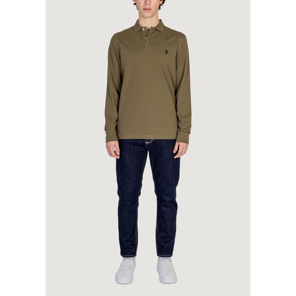 U.S. POLO ASSN. Green Cotton Long Sleeve