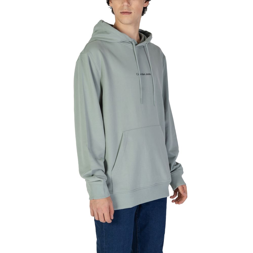 Calvin Klein Jeans Green Cotton Hoody
