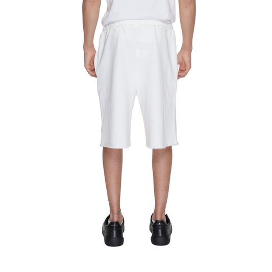 Underclub White Cotton Bermuda