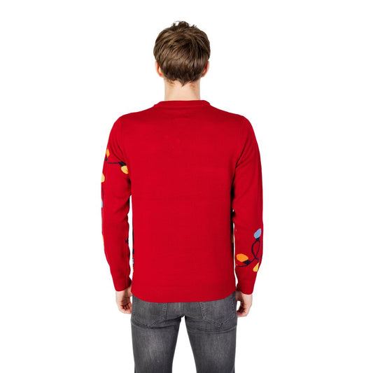 Only & Sons Red Marabou Sweater