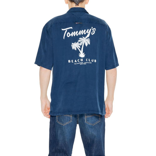 Tommy Hilfiger Jeans Blue Lyocell Shortsleeve
