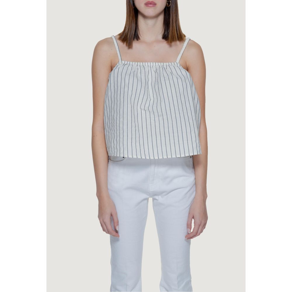 Vero Moda Beige Organic Cotton Tank Top