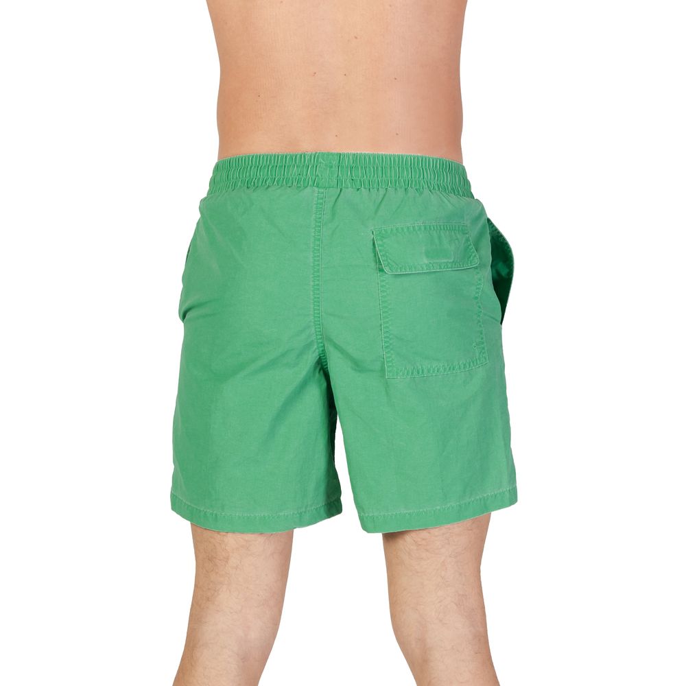 Lyle & Scott Green Nylon Swim Short