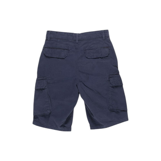 Lyle & Scott Blue Cotton Bermuda