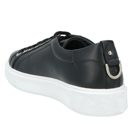 Les Hommes Black Calfskin Men Sneaker