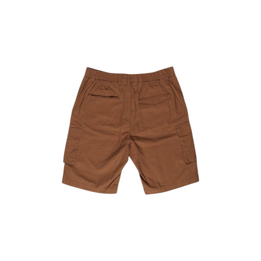 Hamaki-Ho Brown Linen Bermuda