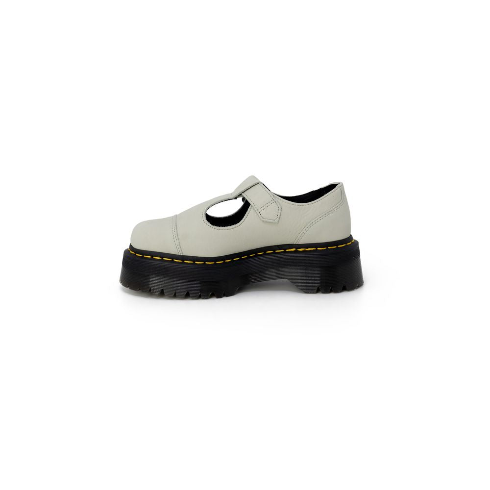 Dr. Martens Green Suede Leather Flat Shoe