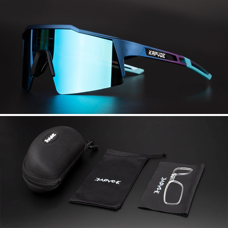 Gafas de ciclismo UV400, UNISEX, montaña, correr, pescar, deportes, polarizadas