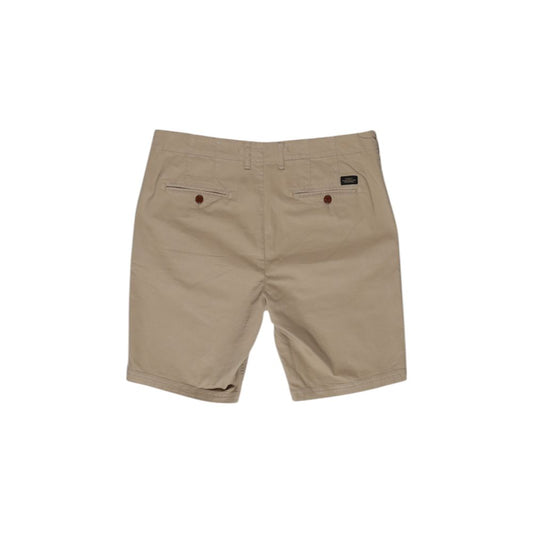 Superdry Beige Cotton Bermuda