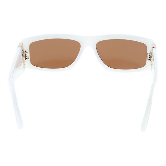 GCDS White Unisex Sunglass
