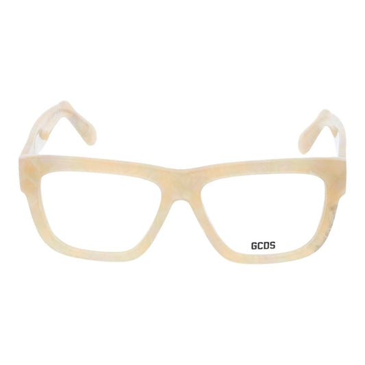 GCDS White Unisex Glasses Frame
