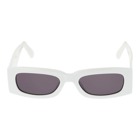 GCDS White Unisex Sunglass