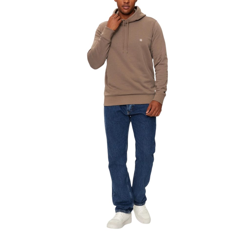 Calvin Klein Jeans Beige Recycled Cotton Sweater