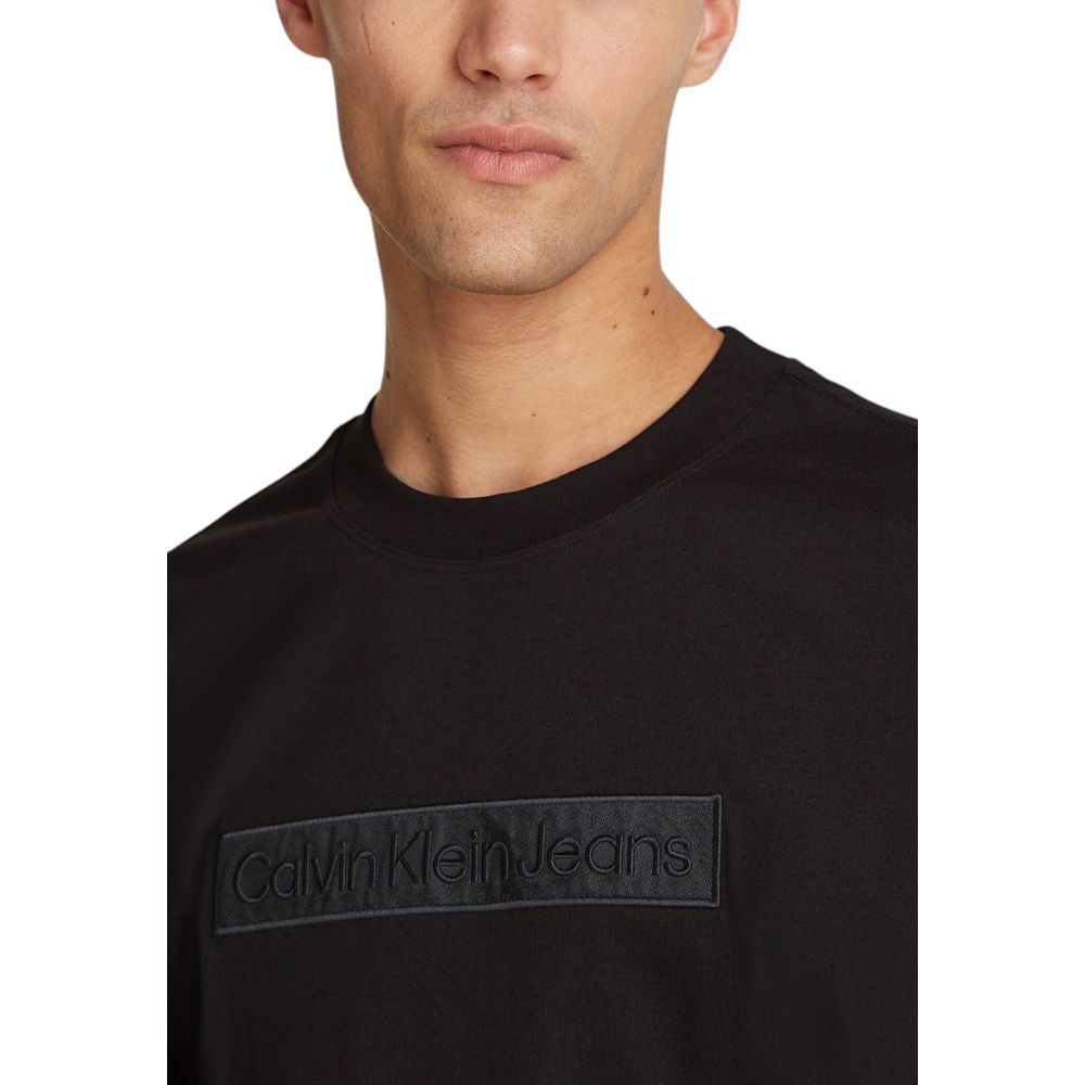Calvin Klein Jeans Black Recycled Cotton T-Shirt