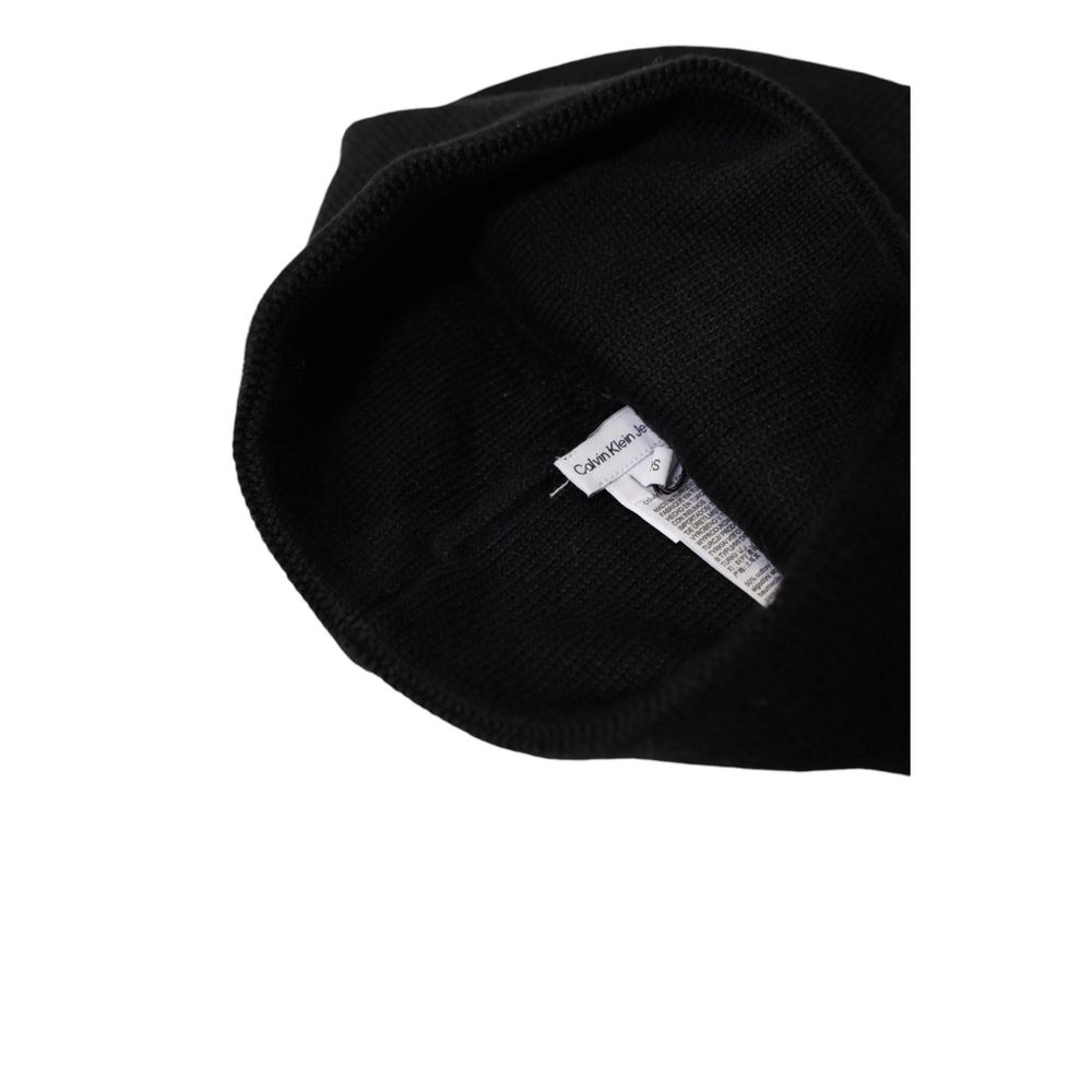 Calvin Klein Jeans Black Cotton Caps Baseball Hat