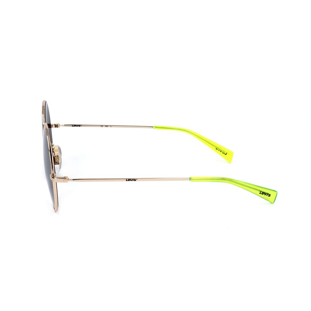 Levi's Gold Stainless Steel Stainless Steel Sunglasses