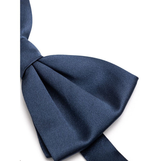Dolce & Gabbana Blue Silk Bowty