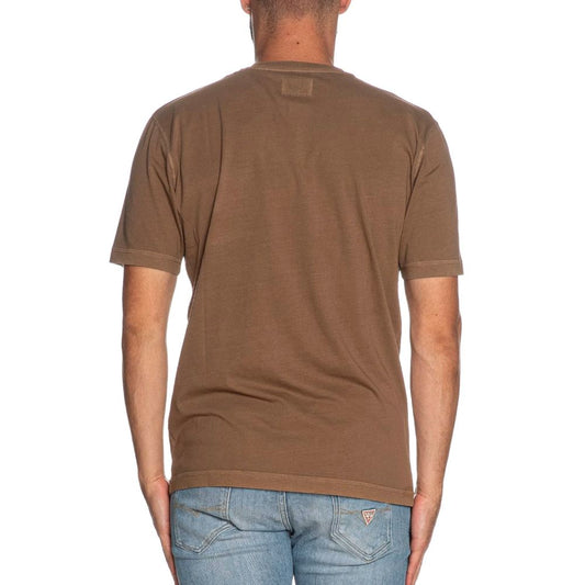 Refrigiwear Brown Cotton T-Shirt