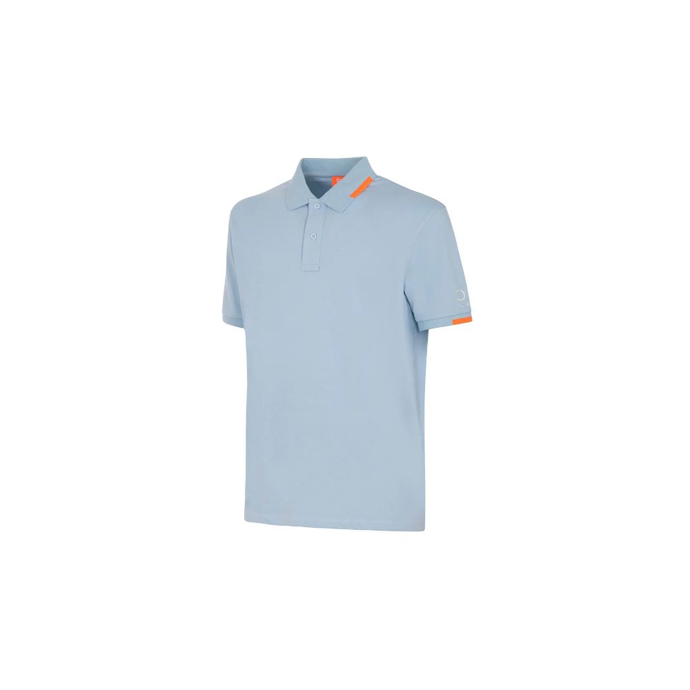 Suns Light Blue Cotton Polo Shirt