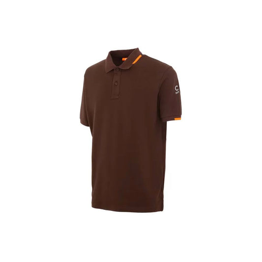 Suns Brown Cotton Polo Shirt