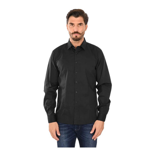 Ballantyne Black Cotton Men Shirt